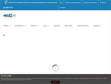 Tablet Screenshot of mglegal.es